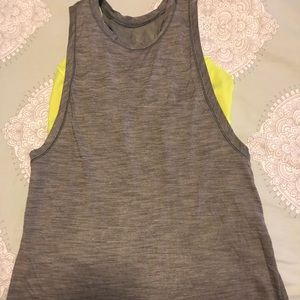 Lululemon workout tank with sports bra